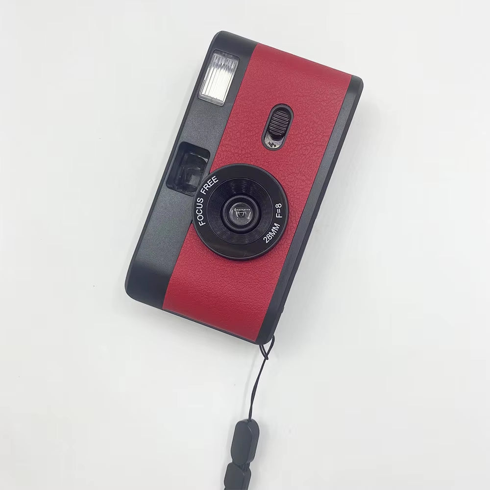 Reusable Film Camera 35Mm Vintage Non-Disposable Camera with Flash Retro Children Gift Camera