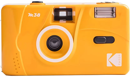 M38 35Mm Film Camera - Focus Free, Powerful Built-In Flash, Easy to Use (Yellow)