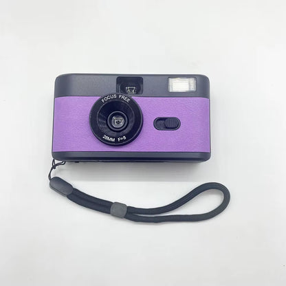Reusable Film Camera 35Mm Vintage Non-Disposable Camera with Flash Retro Children Gift Camera