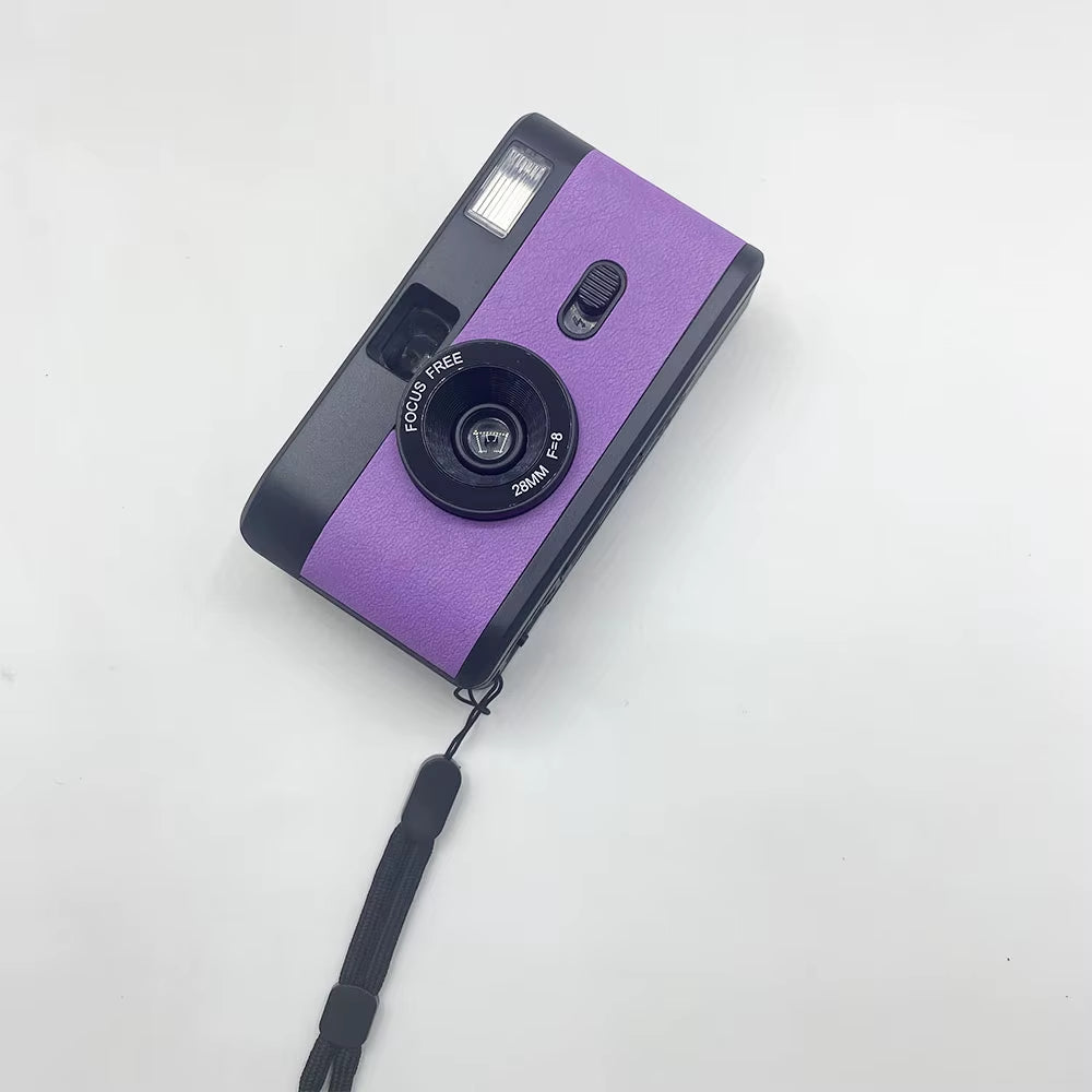 Reusable Film Camera 35Mm Vintage Non-Disposable Camera with Flash Retro Children Gift Camera