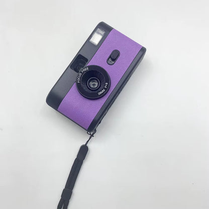 Reusable Film Camera 35Mm Vintage Non-Disposable Camera with Flash Retro Children Gift Camera