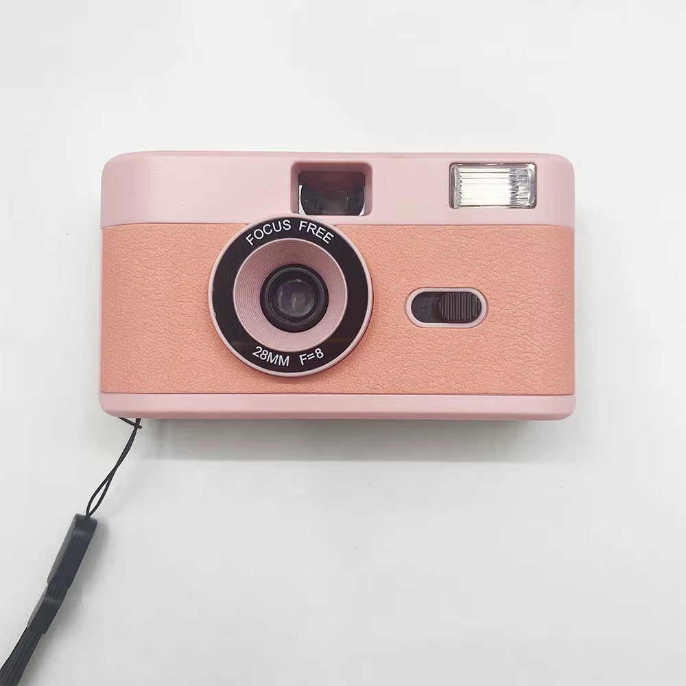 Reusable Film Camera 35Mm Vintage Non-Disposable Camera with Flash Retro Children Gift Camera