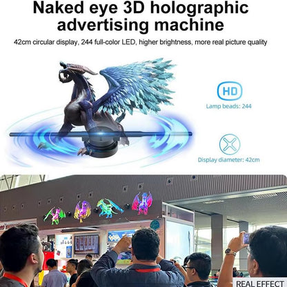 Christmas Holographic Projector Kit Holographic Projector LED Fan Projector Holographic Fan Projector 3D Hologram Holographic