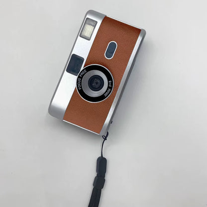 Reusable Film Camera 35Mm Vintage Non-Disposable Camera with Flash Retro Children Gift Camera