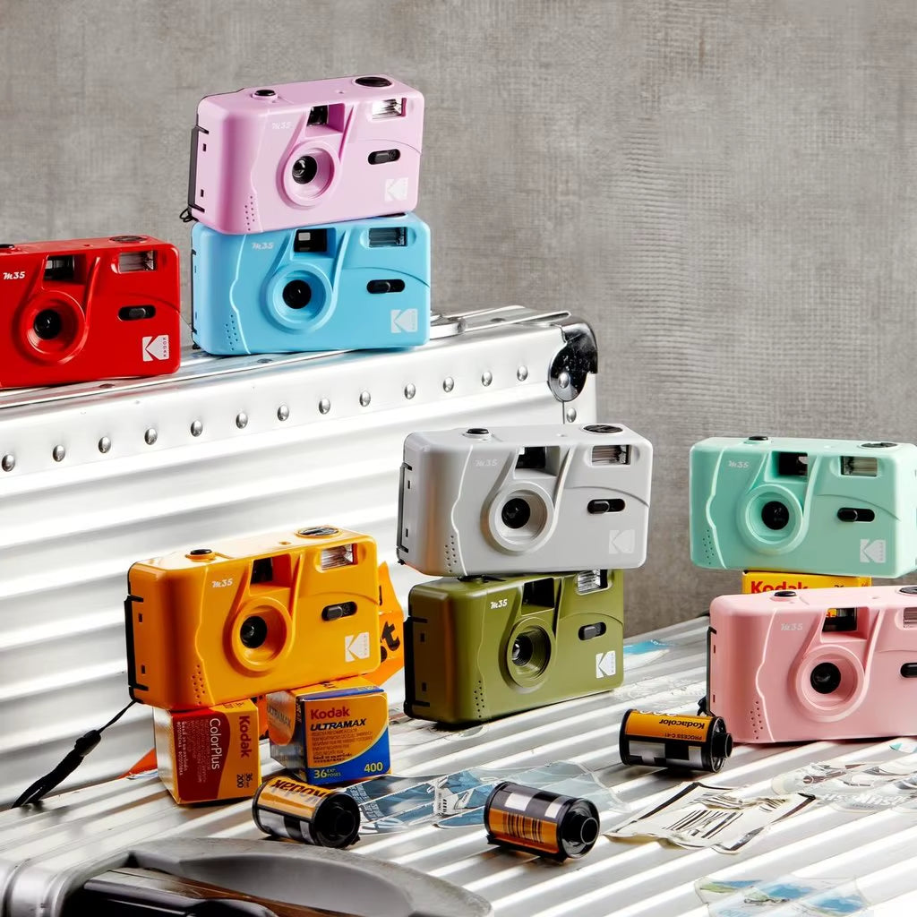 Original  Film 35Mm Camera with Flash Wind and Rewind Non-Disposable Retro Roll Cameras M35 M38 Manual Reusable Mini Gift