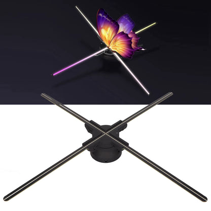 3D Hologram Fan Display 1024X768P Wifi APP Control Holographic Advertising Machine for Win Exhibition Fan Holographic Projector