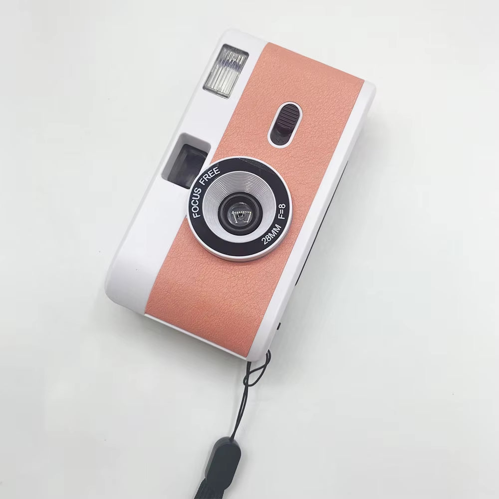 Reusable Film Camera 35Mm Vintage Non-Disposable Camera with Flash Retro Children Gift Camera
