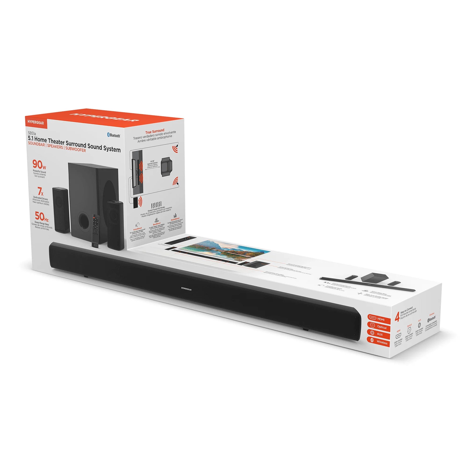 Hypergear Sb51A 5.1 Home Theater Surround Sound System