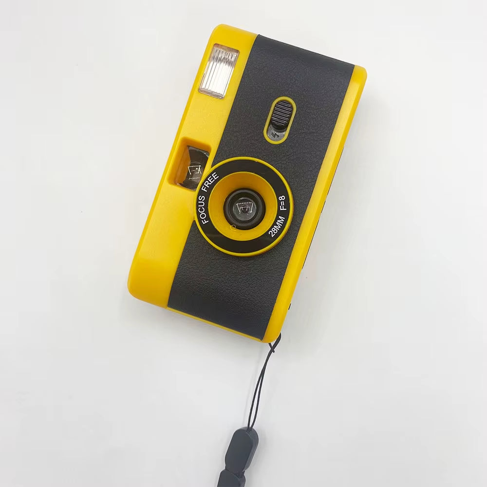Reusable Film Camera 35Mm Vintage Non-Disposable Camera with Flash Retro Children Gift Camera