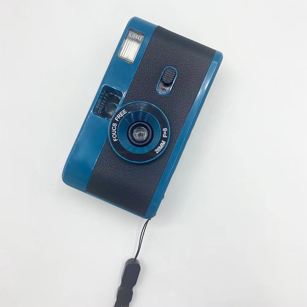 Reusable Film Camera 35Mm Vintage Non-Disposable Camera with Flash Retro Children Gift Camera