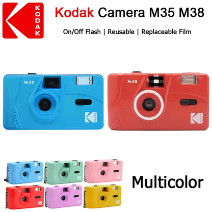 Original  Film 35Mm Camera with Flash Wind and Rewind Non-Disposable Retro Roll Cameras M35 M38 Manual Reusable Mini Gift
