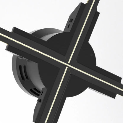 60Cm 3D Holographic Projector Fan 720 LED Hologram Projector Player Lamp Wifi Control Sign Display Advertising Machine